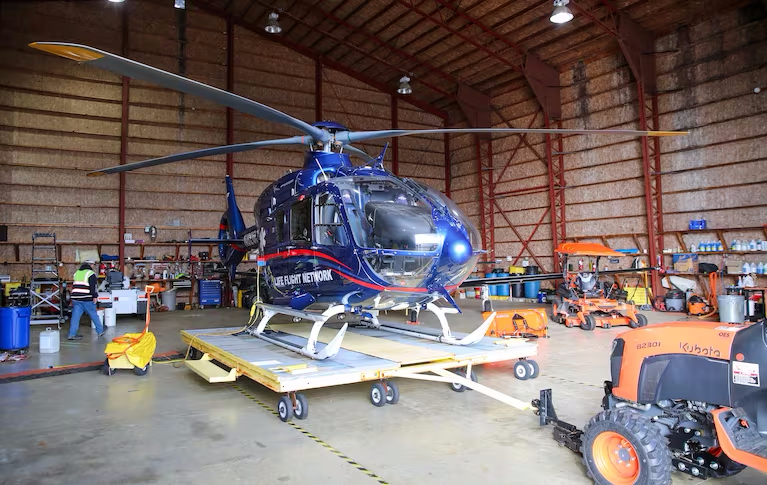 Photo of helicopter that was included in the article on OPB publication